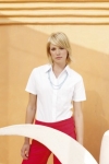 Lady-Fit Short Sleeve Poplin Shirt-white 65-014-0